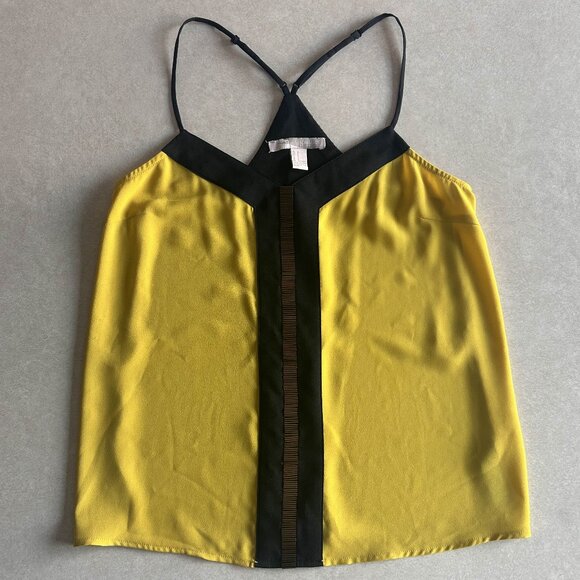 Forever 21 Beaded Contrast Trim Tank in Mustard/Black ASO Alex Russo - Picture 4 of 9